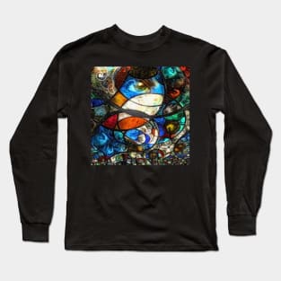 Swirls of colors and lines Long Sleeve T-Shirt